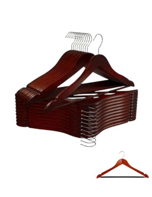 2000 Ganchos Para Ropa Madera Elegante Premium Antideslizante - Image 7