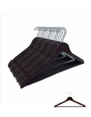 2000 Ganchos Para Ropa Madera Elegante Premium Antideslizante - Image 4